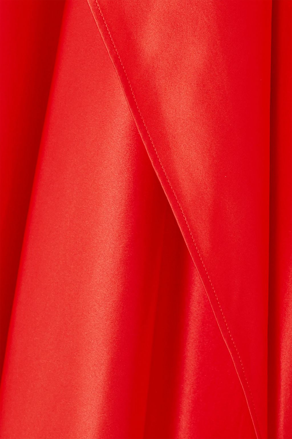 BERNADETTE Betsy strapless draped silk-satin maxi dress
