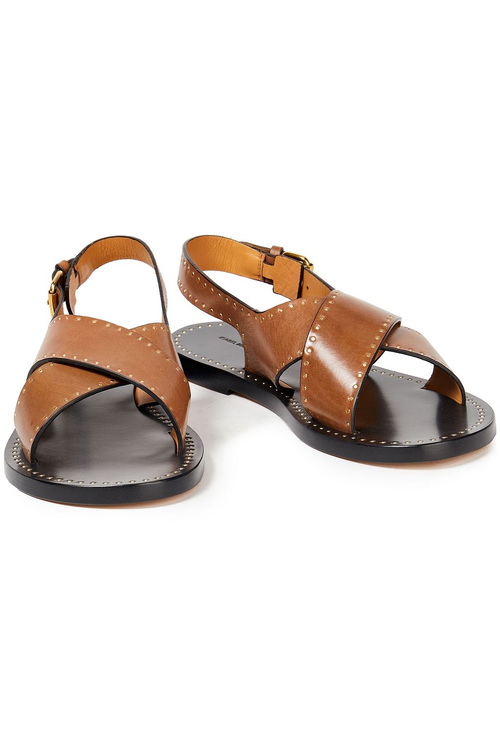 ISABEL MARANT Jane studded leather slingback sandals