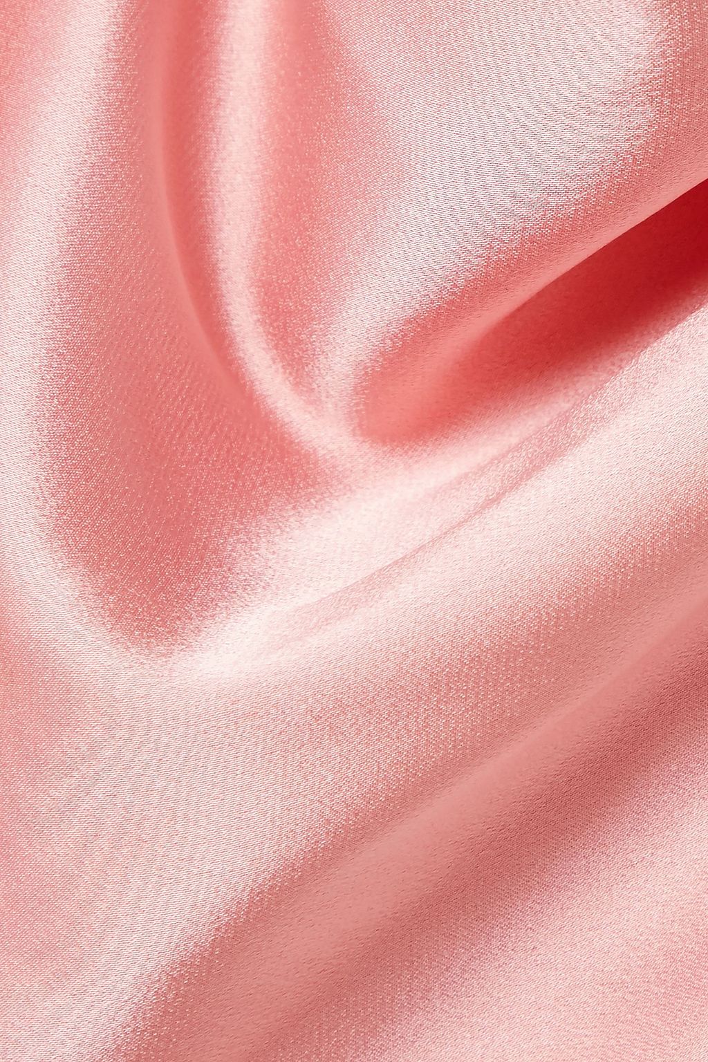 LAPOINTE Draped satin-crepe top