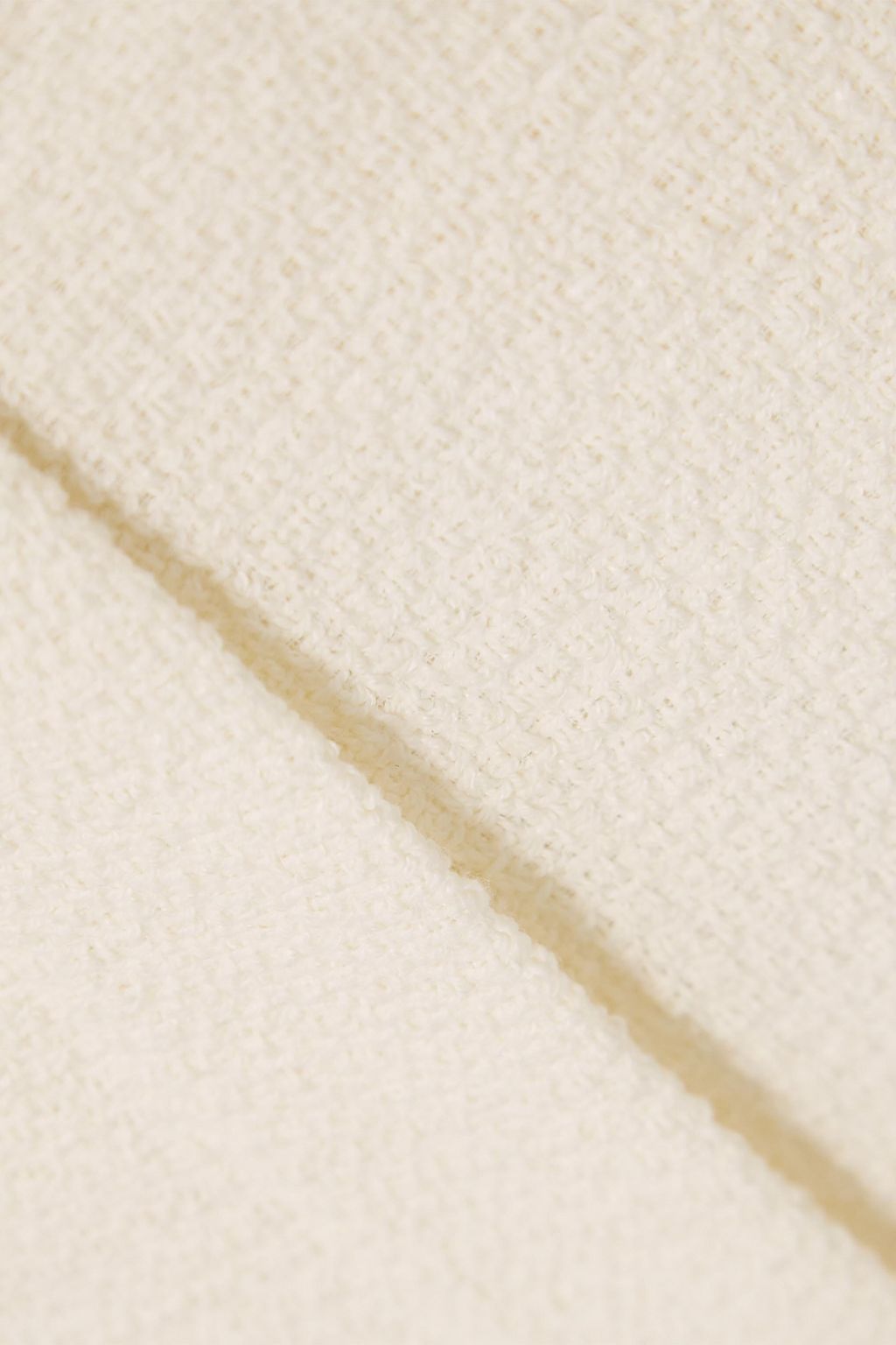 NANUSHKA Kyra cotton-blend bouclé-tweed straight-leg pants