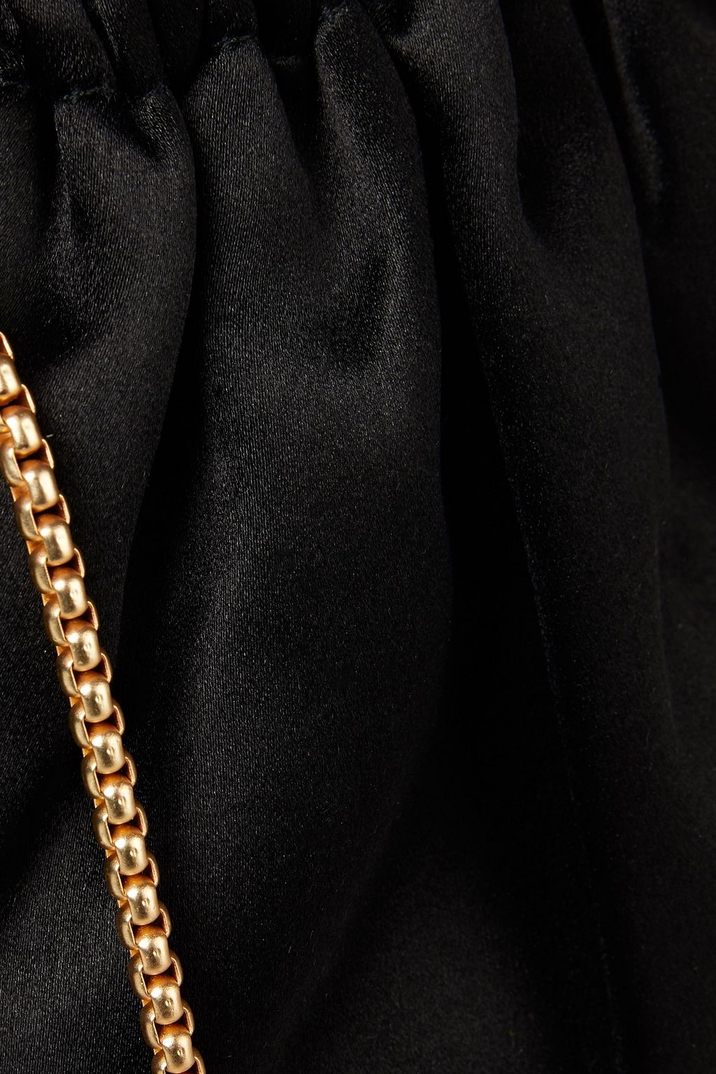 ZIMMERMANN Gathered satin pouch