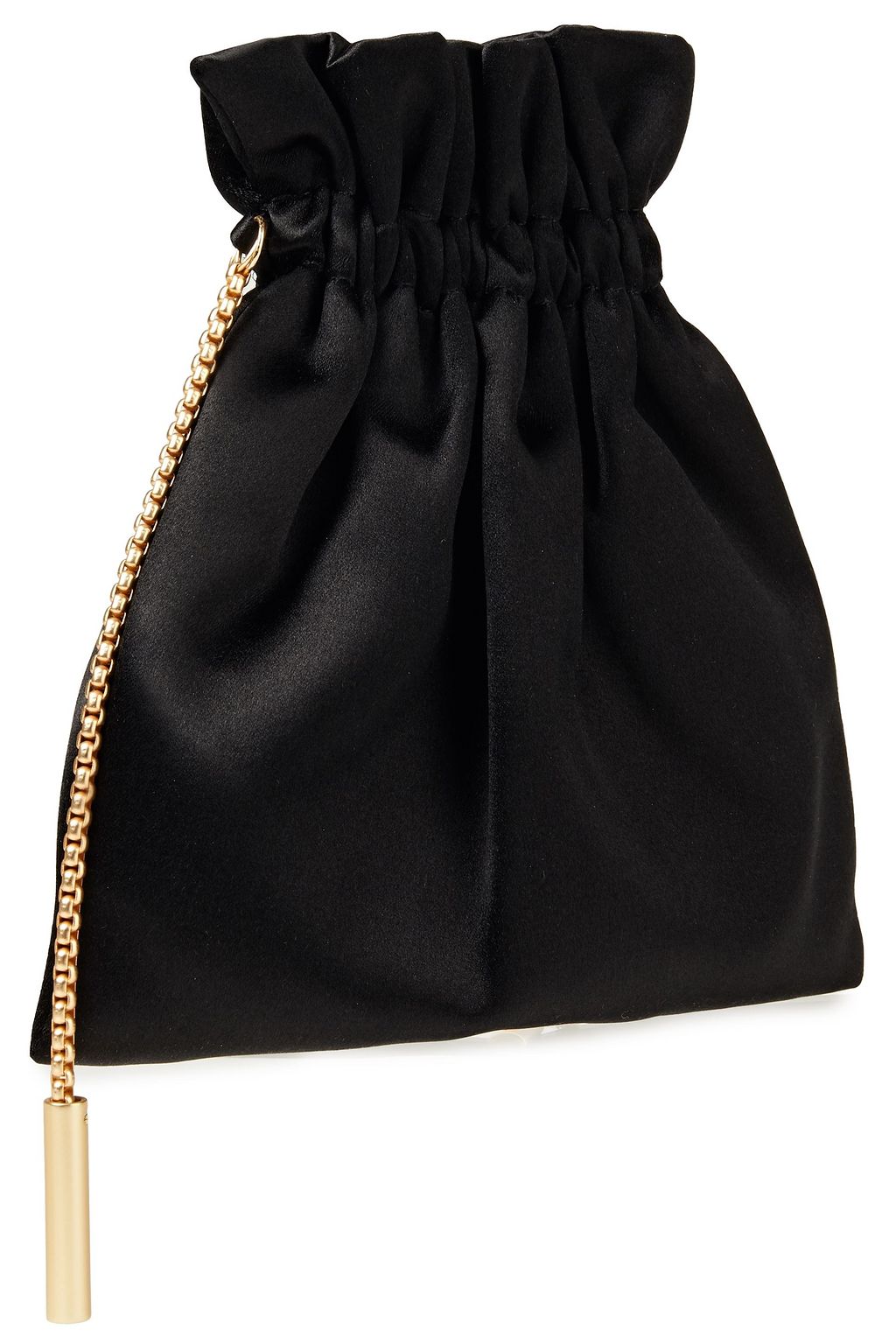 ZIMMERMANN Gathered satin pouch