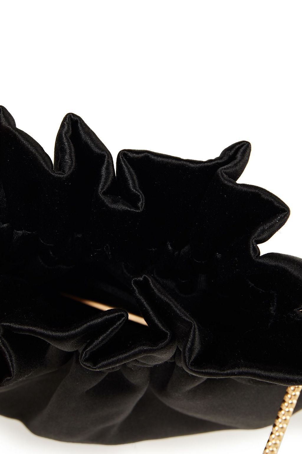 ZIMMERMANN Gathered satin pouch