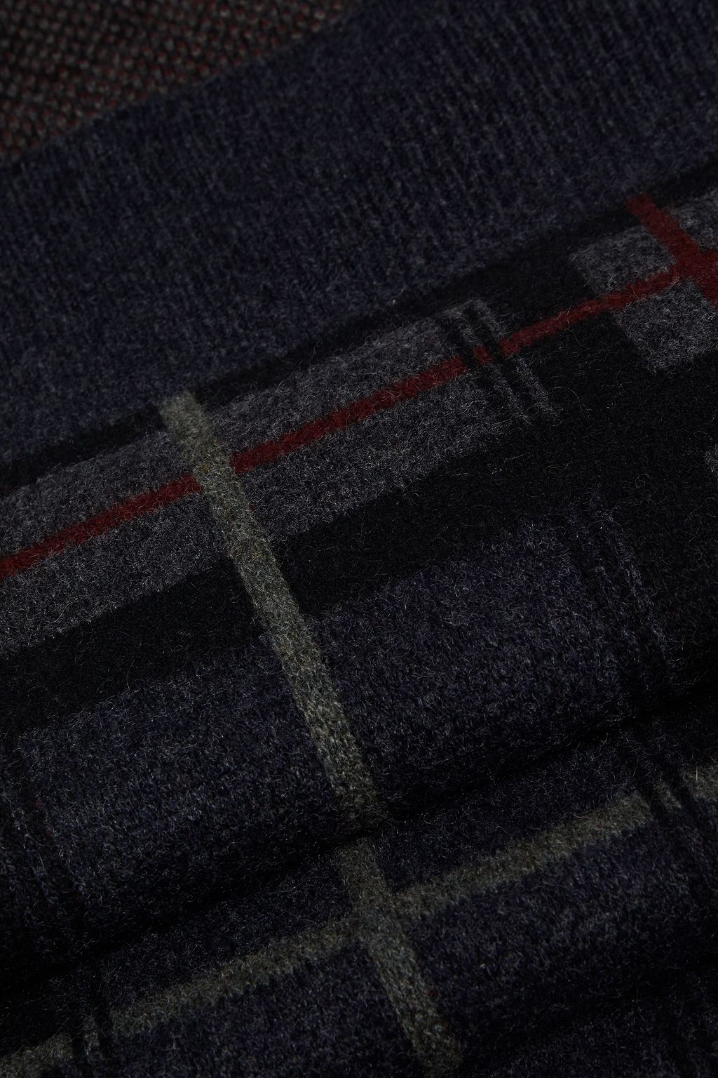 LE KASHA Checked cashmere scarf