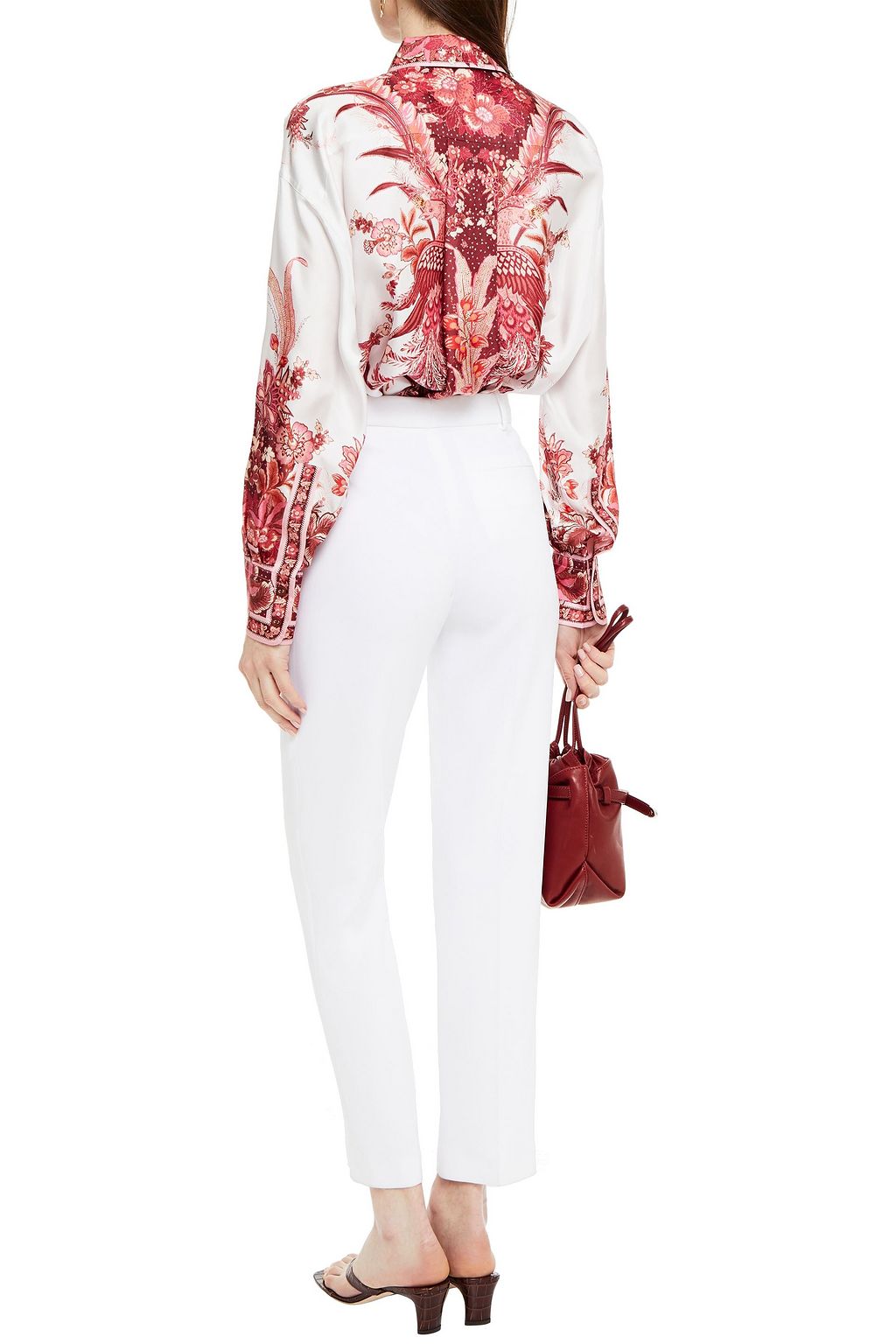 ZIMMERMANN Wavelength Placement printed silk-twill shirt
