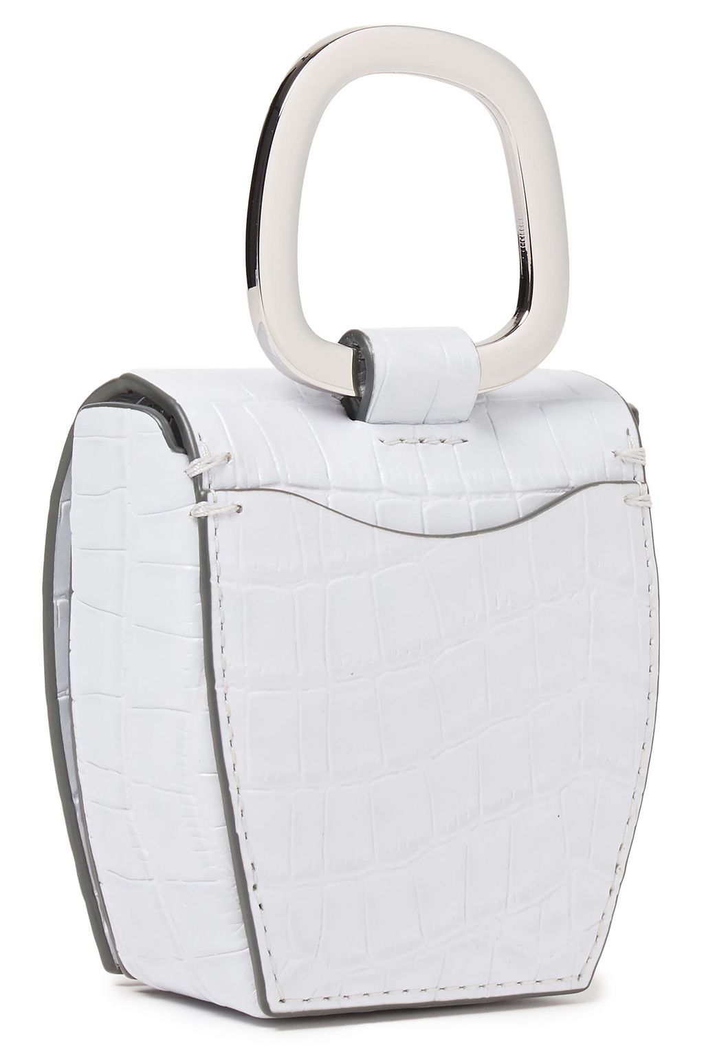 DANSE LENTE Croc-effect leather shoulder bag