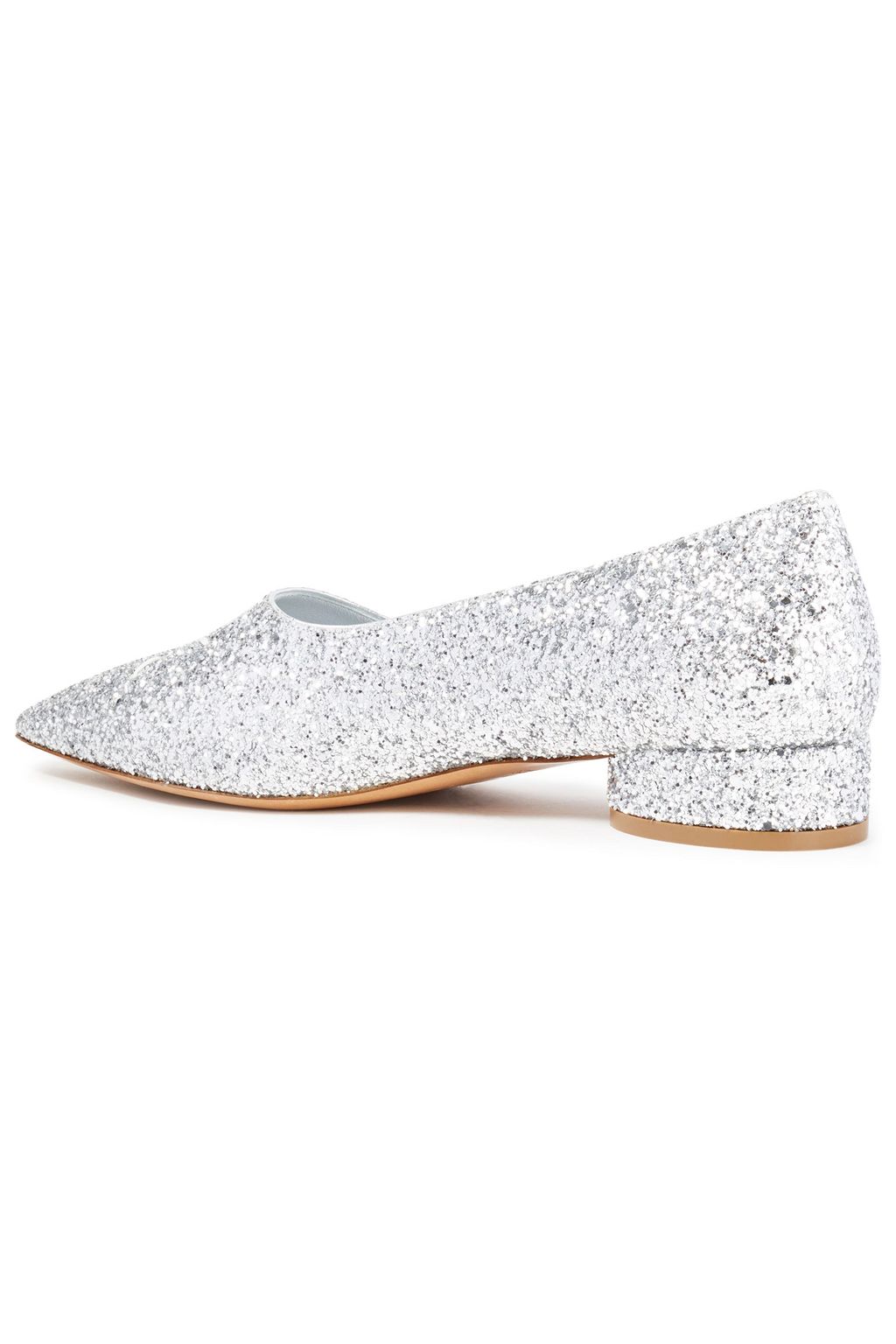 MAISON MARGIELA Glittered faux leather loafers