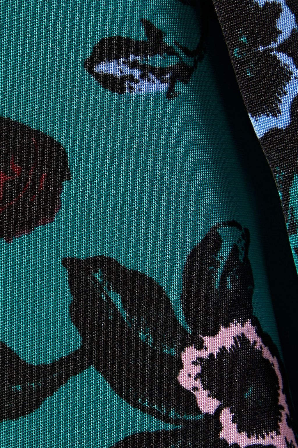 DIANE VON FURSTENBERG Collins floral-print satin mini dress