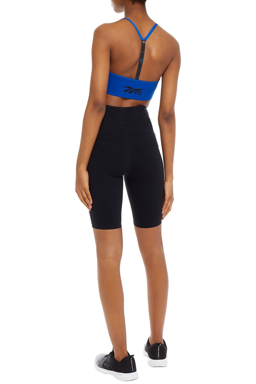 REEBOK X VICTORIA BECKHAM Appliquéd stretch sports bra