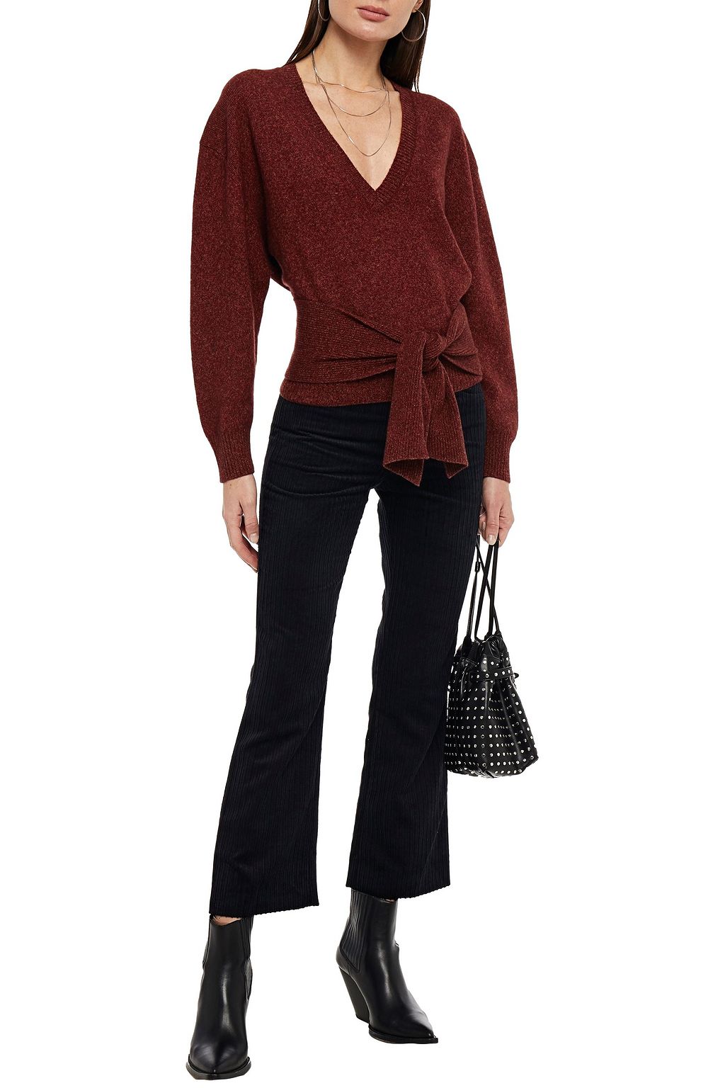 ISABEL MARANT Meero corduroy kick-flare pants