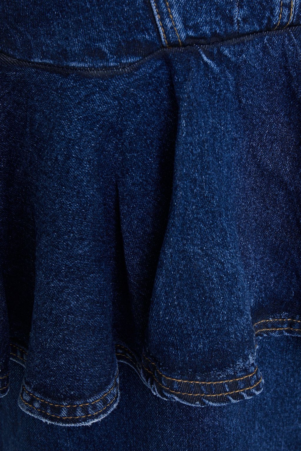 ROTATE BIRGER CHRISTENSEN Mindy denim peplum mini dress