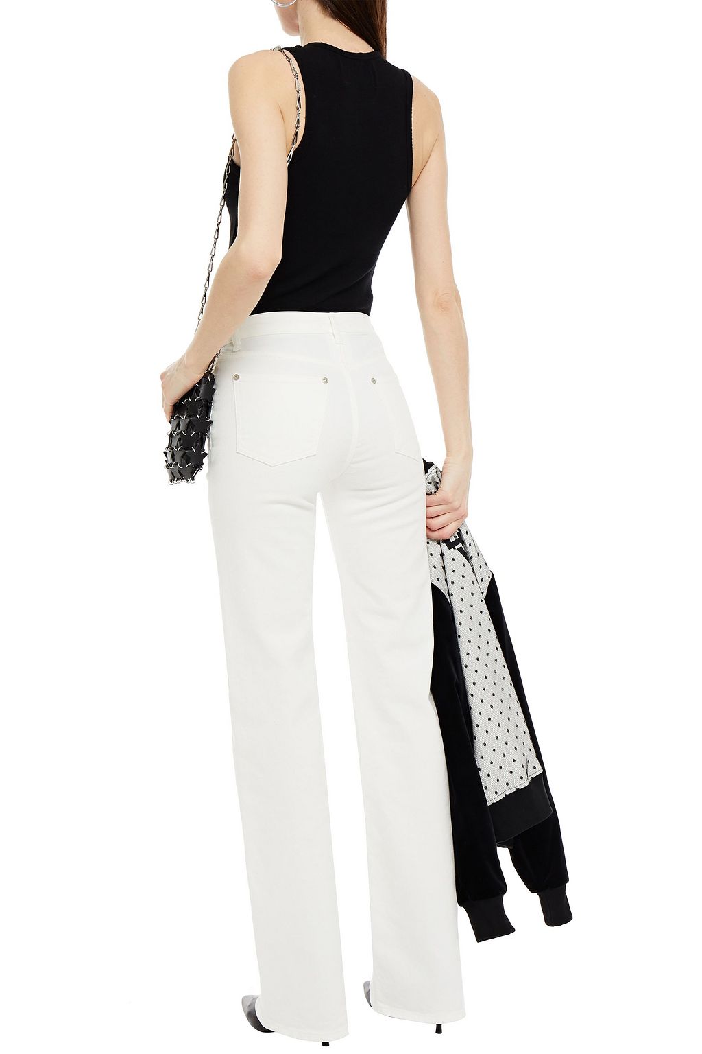 REDVALENTINO High-rise bootcut jeans