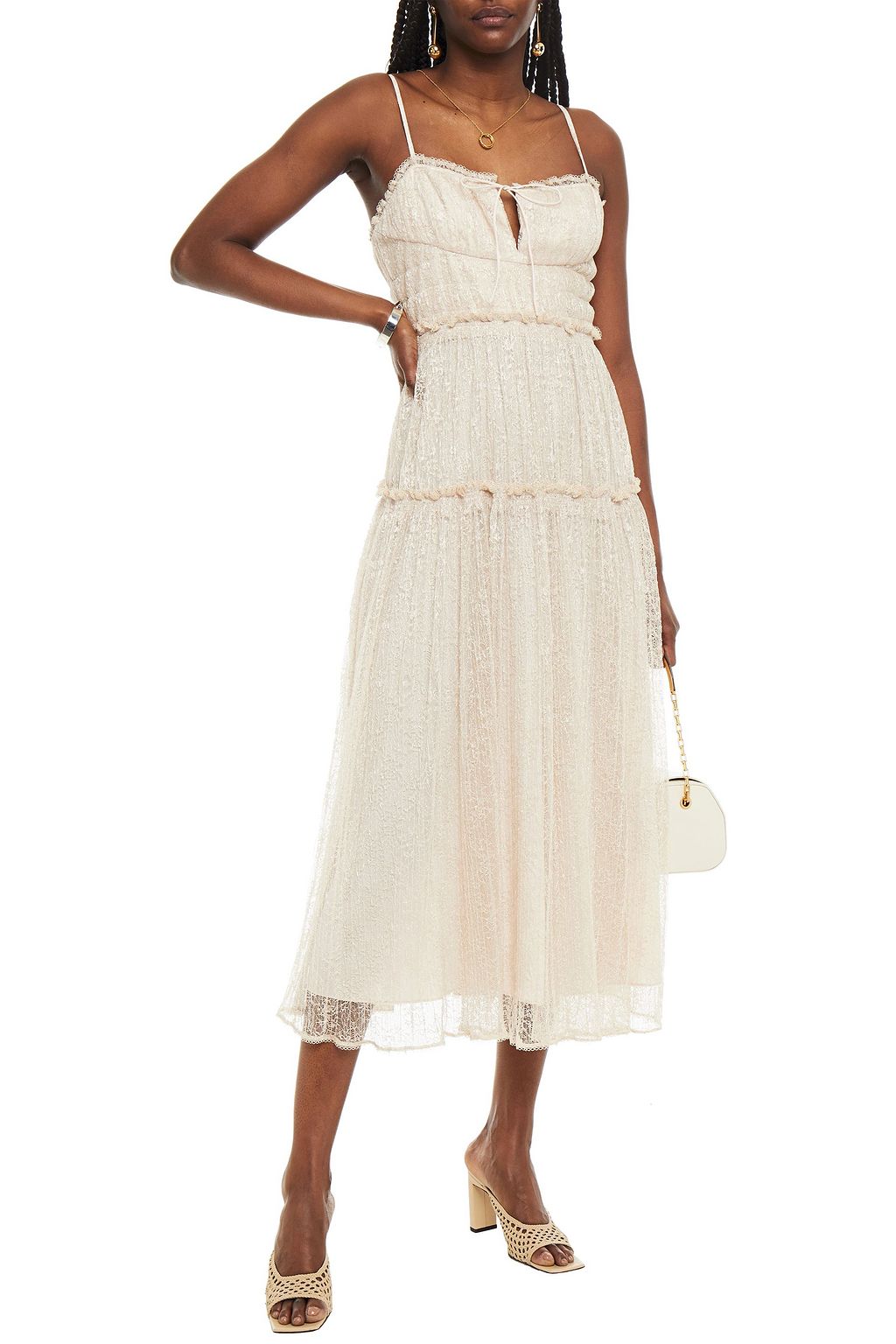 jonathan simkhai lace midi dress