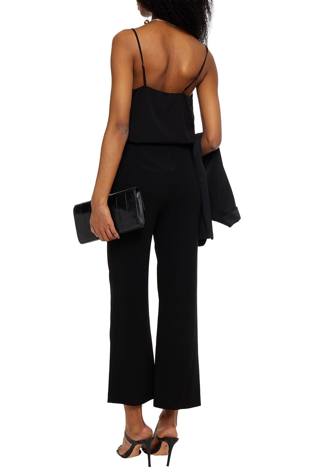 SIMKHAI Knotted crepe straight-leg pants
