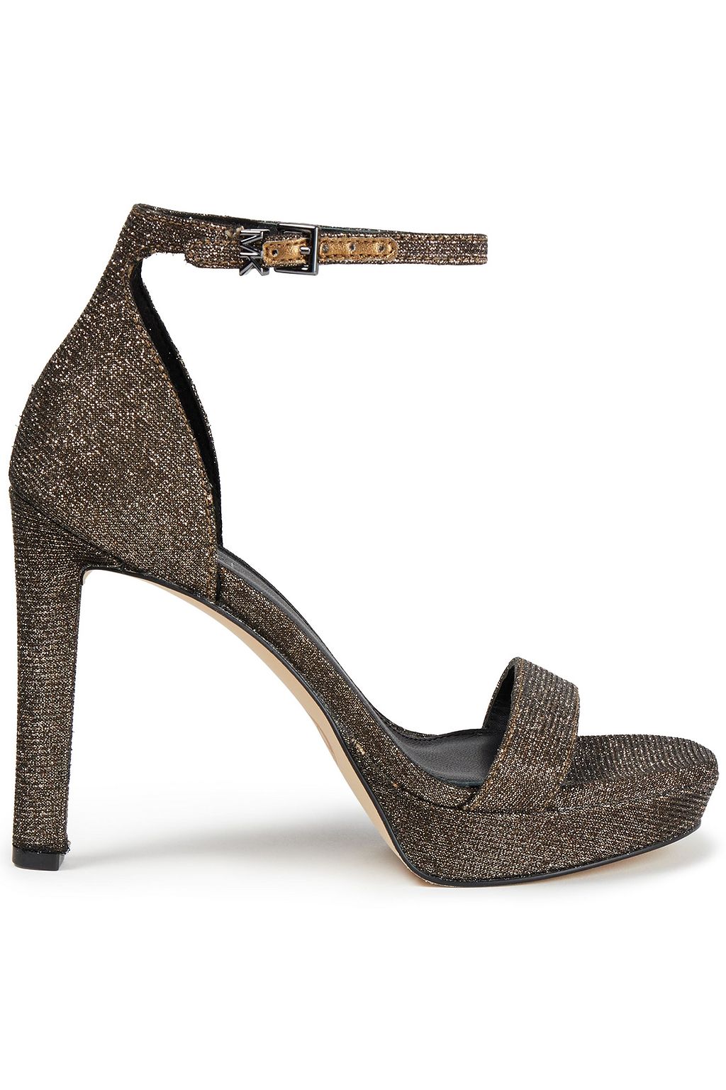 knoglebrud stivhed Cirkel Bronze Margot glittered mesh platform sandals | Sale up to 70% off | THE  OUTNET | MICHAEL MICHAEL KORS | THE OUTNET