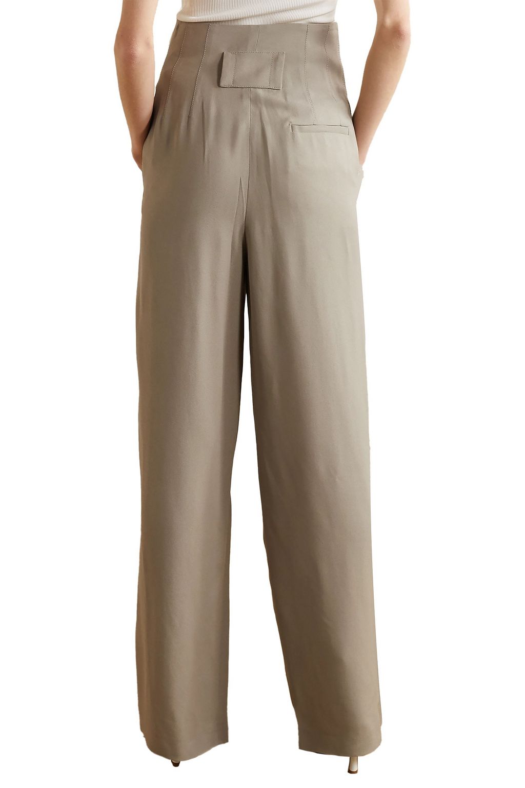 GAUCHERE Poe pleated twill wide-leg pants