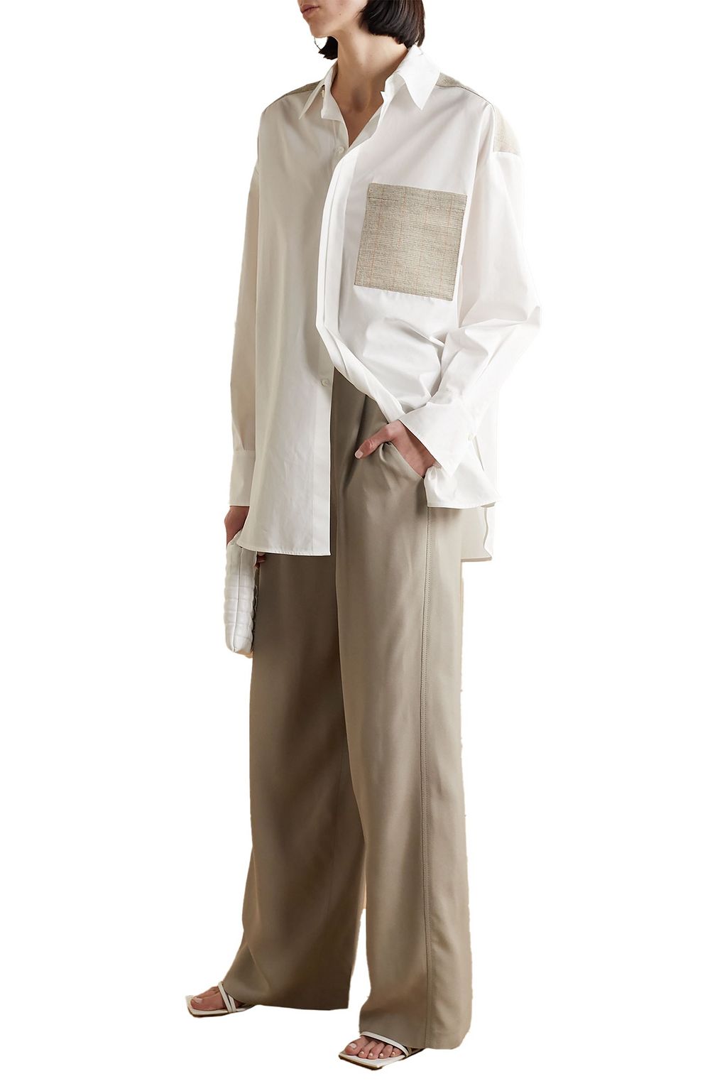 GAUCHERE Poe pleated twill wide-leg pants