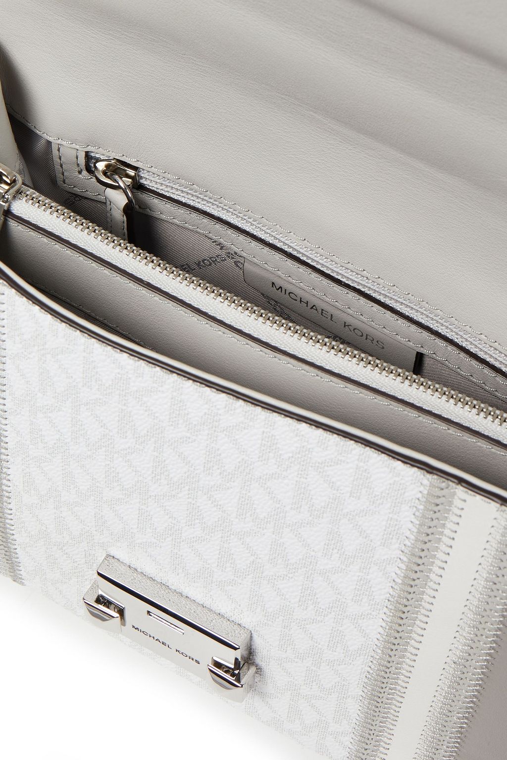 MICHAEL MICHAEL KORS Whitney logo-print faux leather shoulder bag