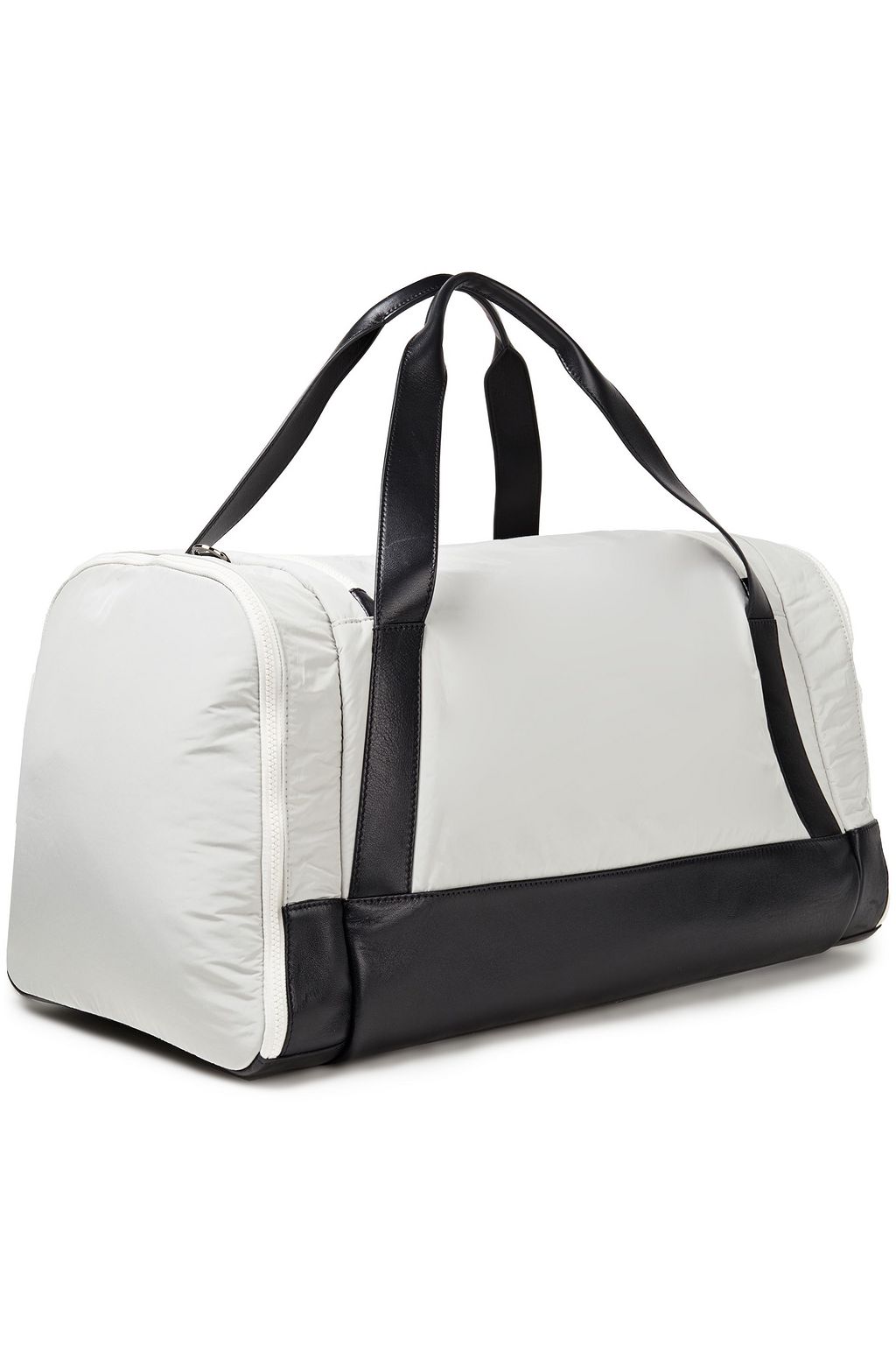 BRUNELLO CUCINELLI Leather-trimmed shell weekend bag