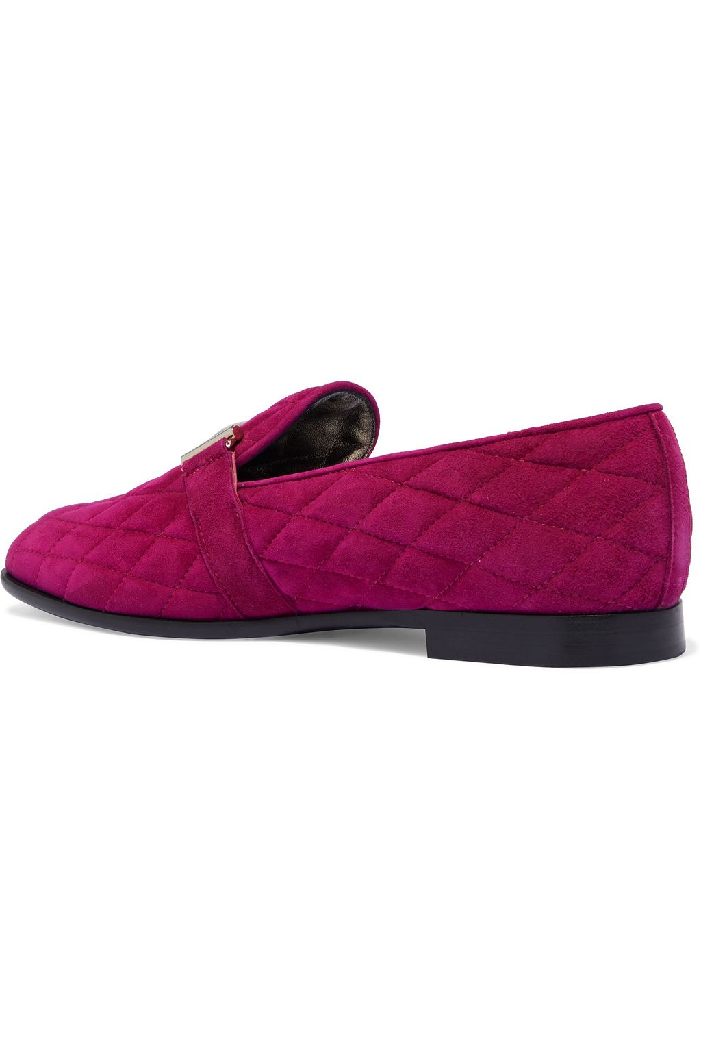 TOD'S حذاء لوفر من الجلد السويدي مبطّن ومزيّن