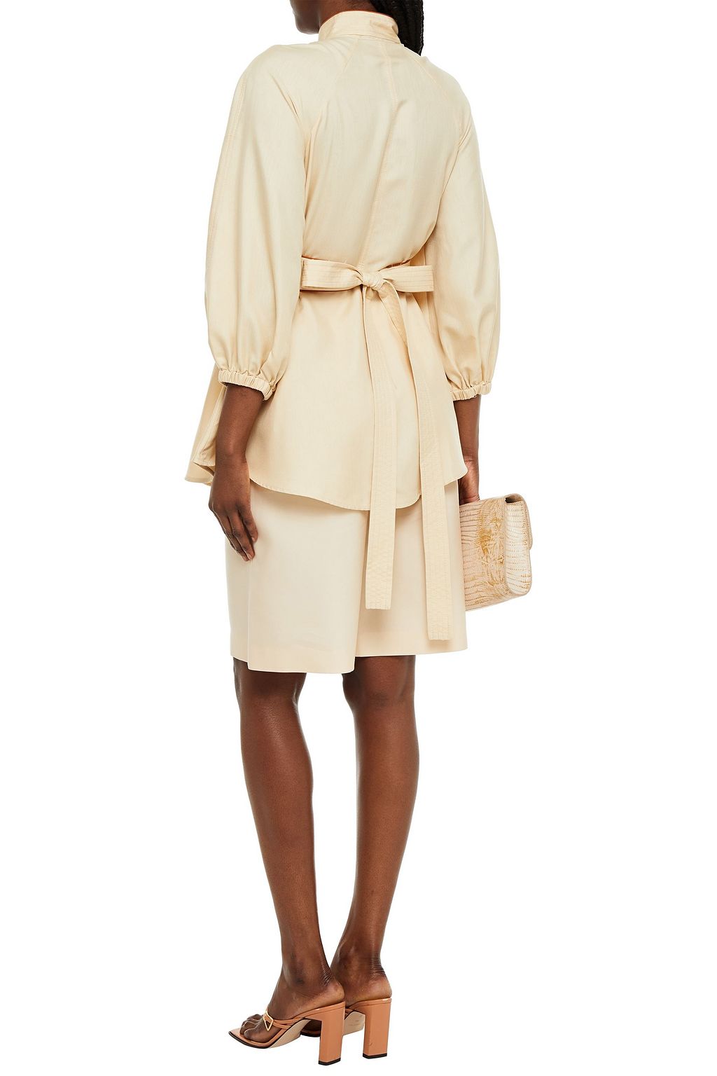 ZIMMERMANN Belted silk blouse