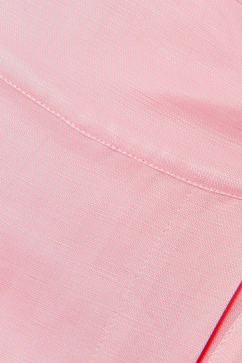 BONDI BORN Woven wrap maxi skirt
