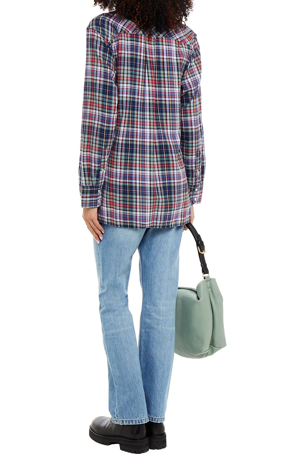 MARANT ÉTOILE Divana checked cotton-flannel shirt