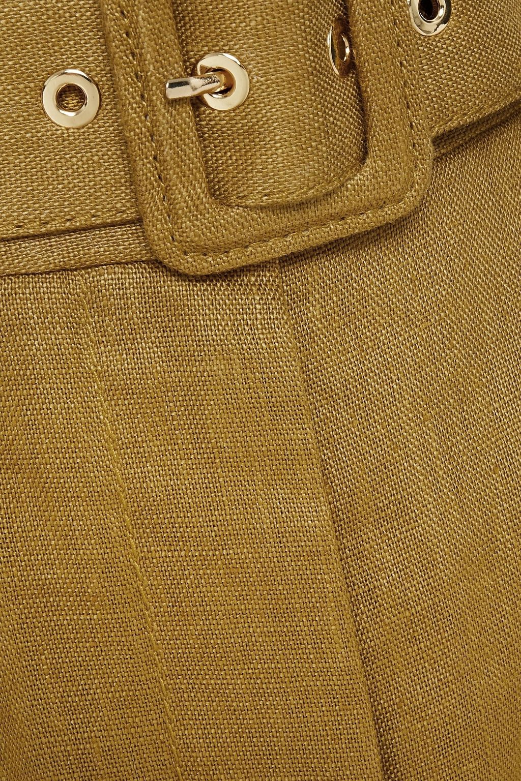 ZIMMERMANN Wavelength belted linen wide-leg pants