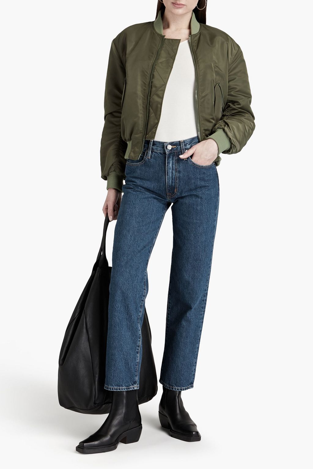 SLVRLAKE Sophie mid-rise straight-leg jeans