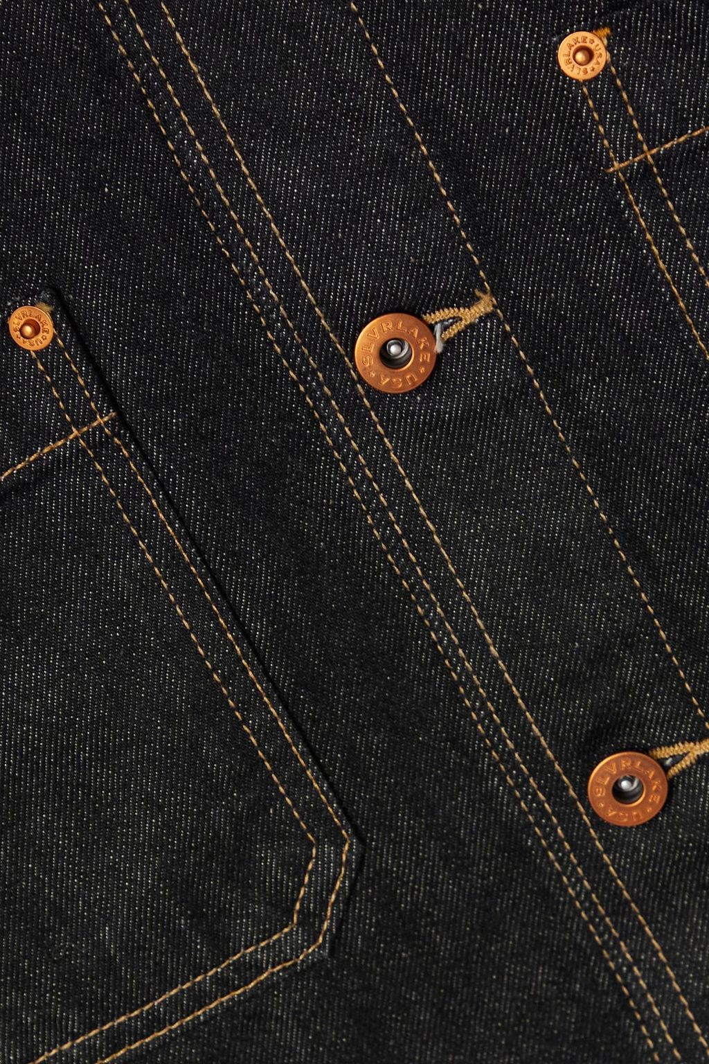 SLVRLAKE Thompson cropped denim jacket