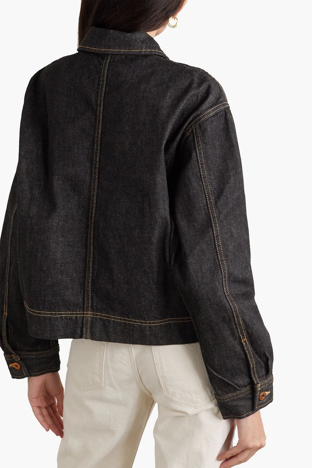 SLVRLAKE Thompson cropped denim jacket