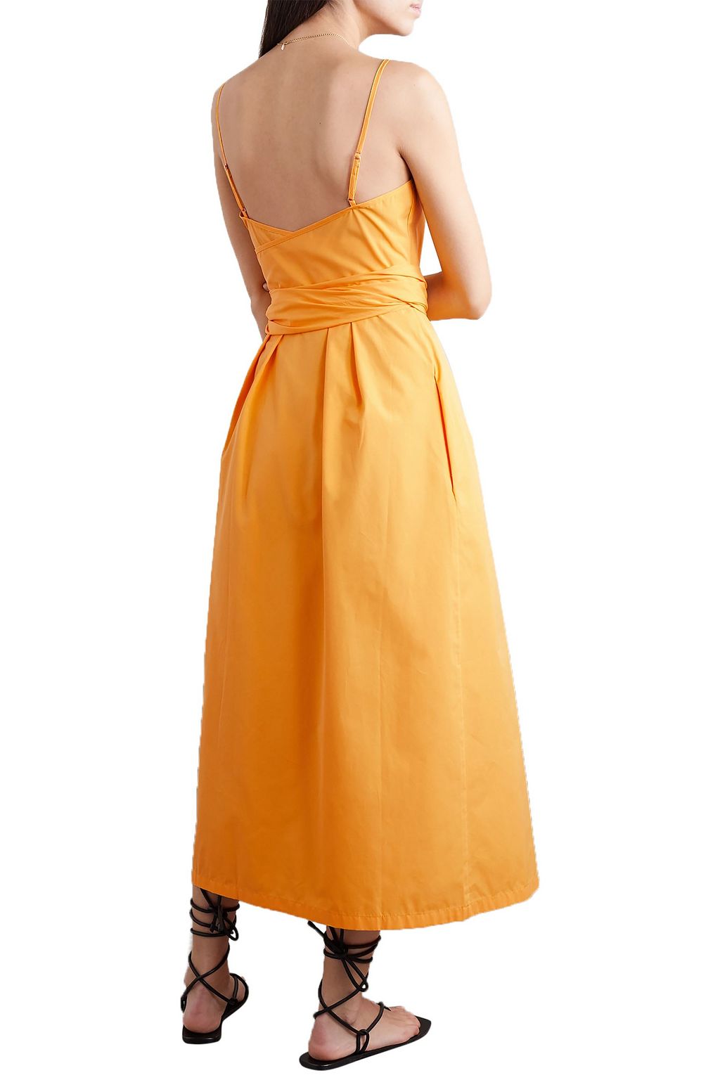 THREE GRACES LONDON Martha cotton-poplin wrap dress