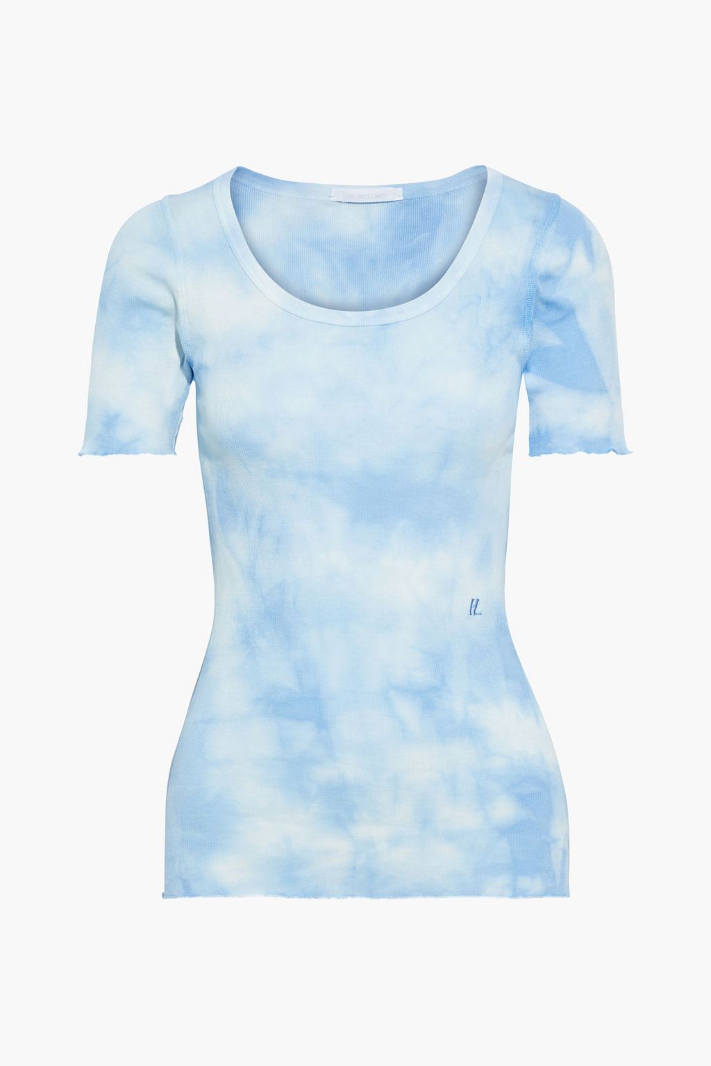 light blue helmut lang shirt
