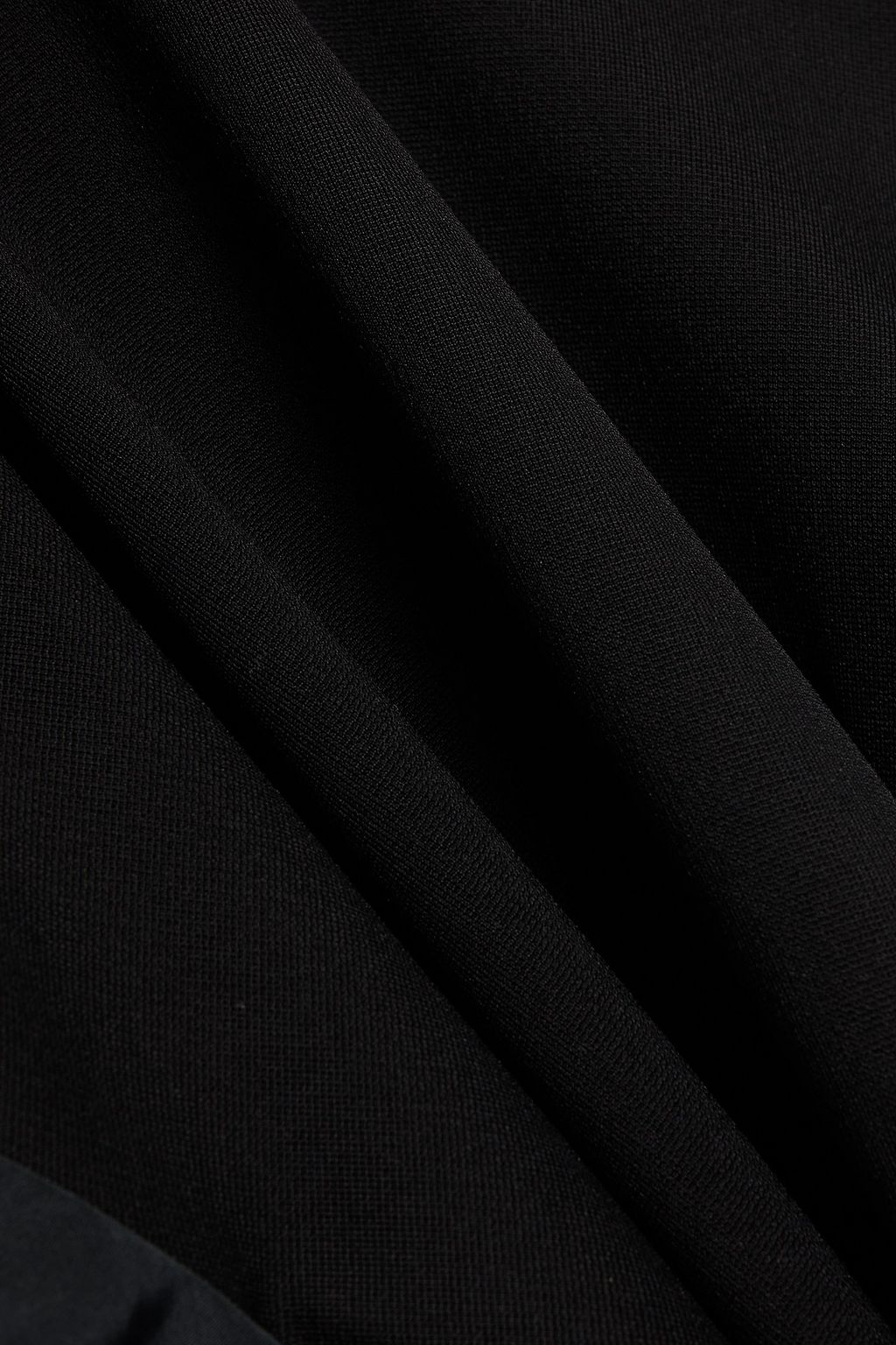 REDVALENTINO Taffeta-paneled stretch-cady mini dress