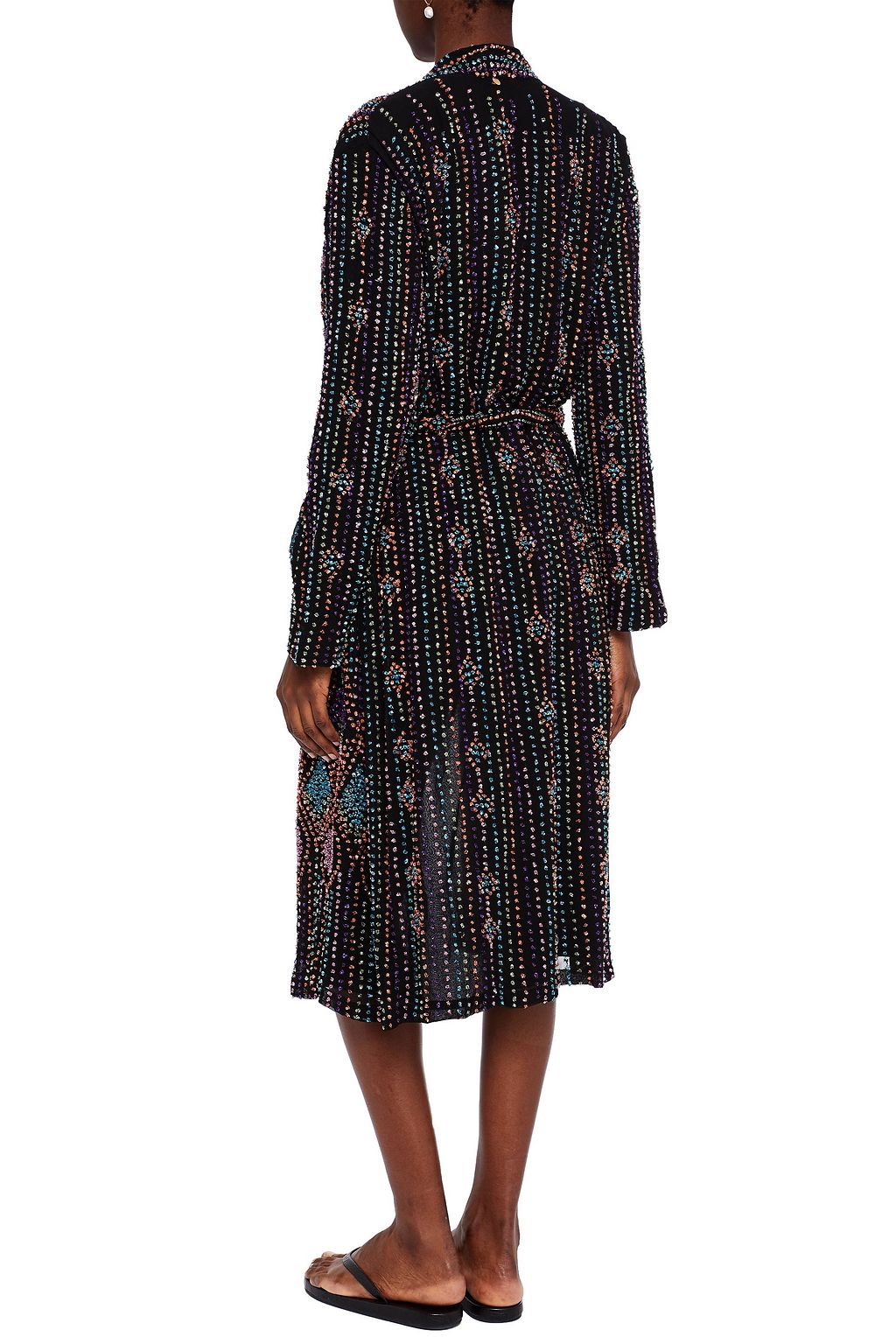 ANTIK BATIK Emilia embellished crepe coat