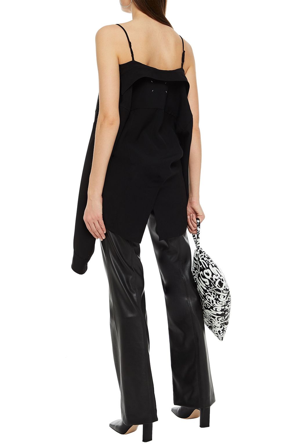 MAISON MARGIELA Convertible crepe shirt