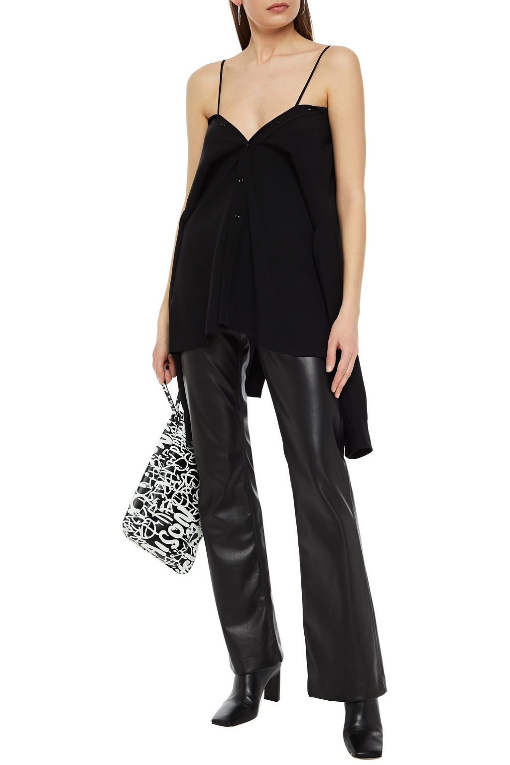 MAISON MARGIELA Convertible crepe shirt