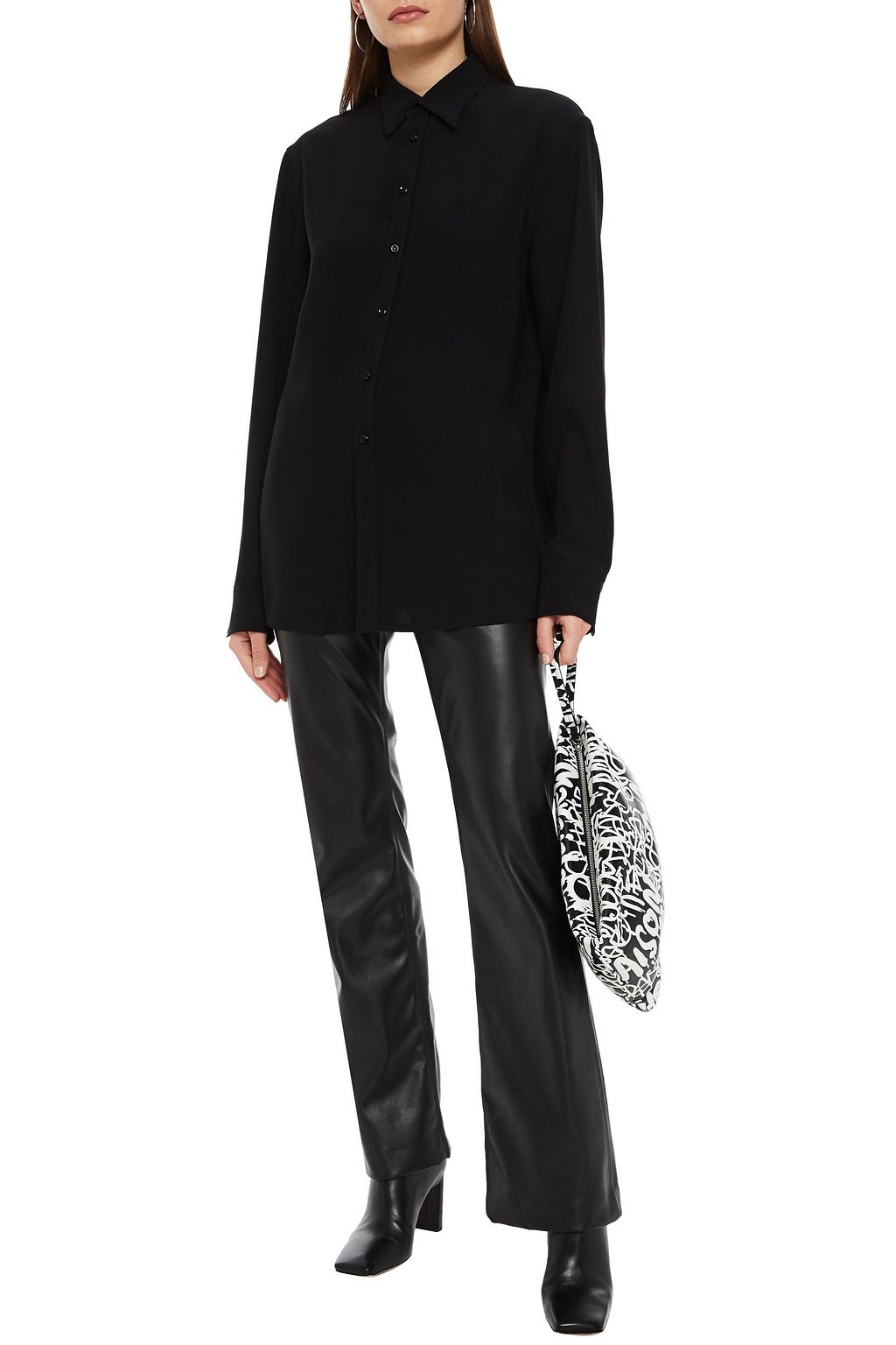 MAISON MARGIELA Convertible crepe shirt