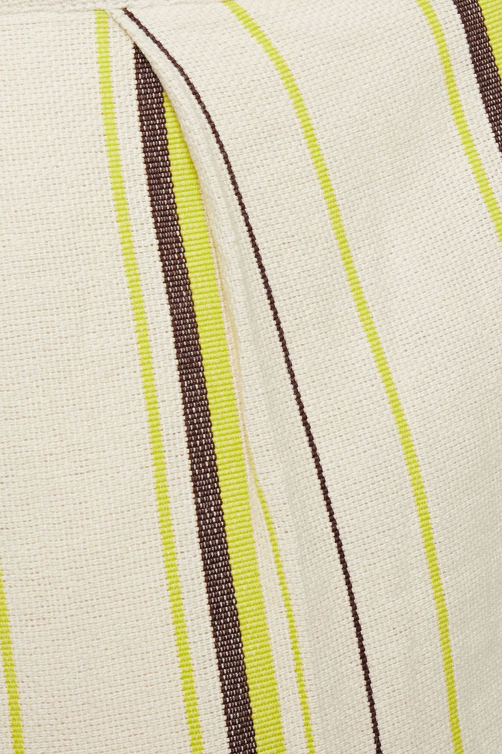 ANTIK BATIK Antonia striped cotton-canvas tapered pants