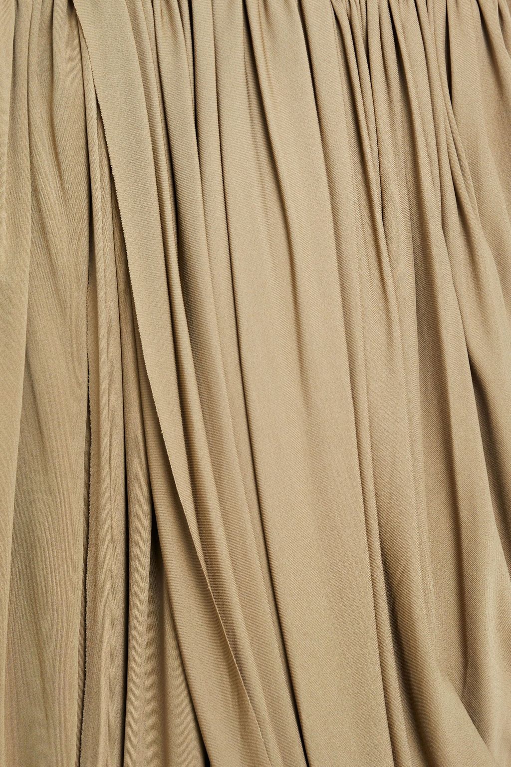 PROENZA SCHOULER Draped stretch-jersey maxi dress