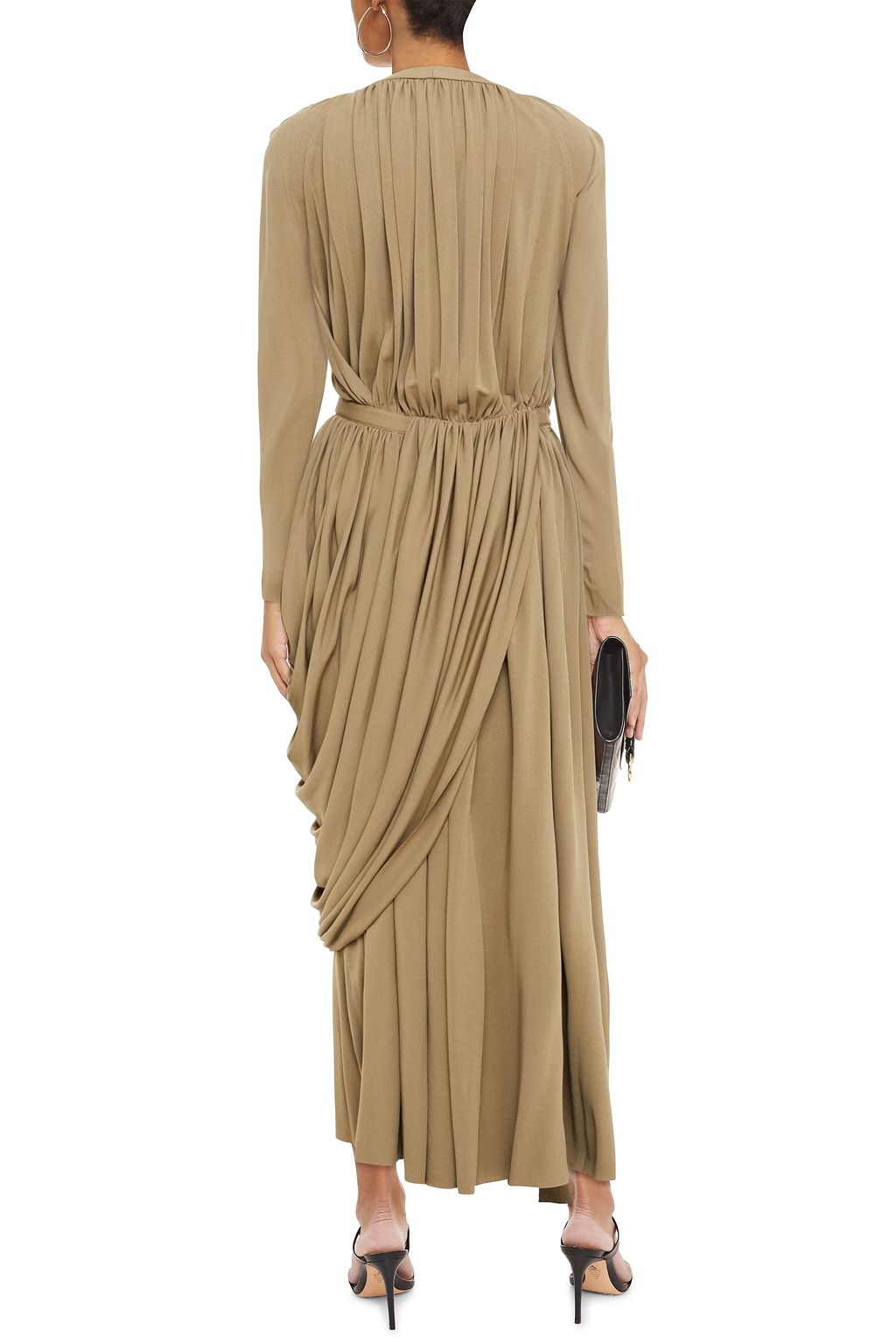 PROENZA SCHOULER Draped stretch-jersey maxi dress