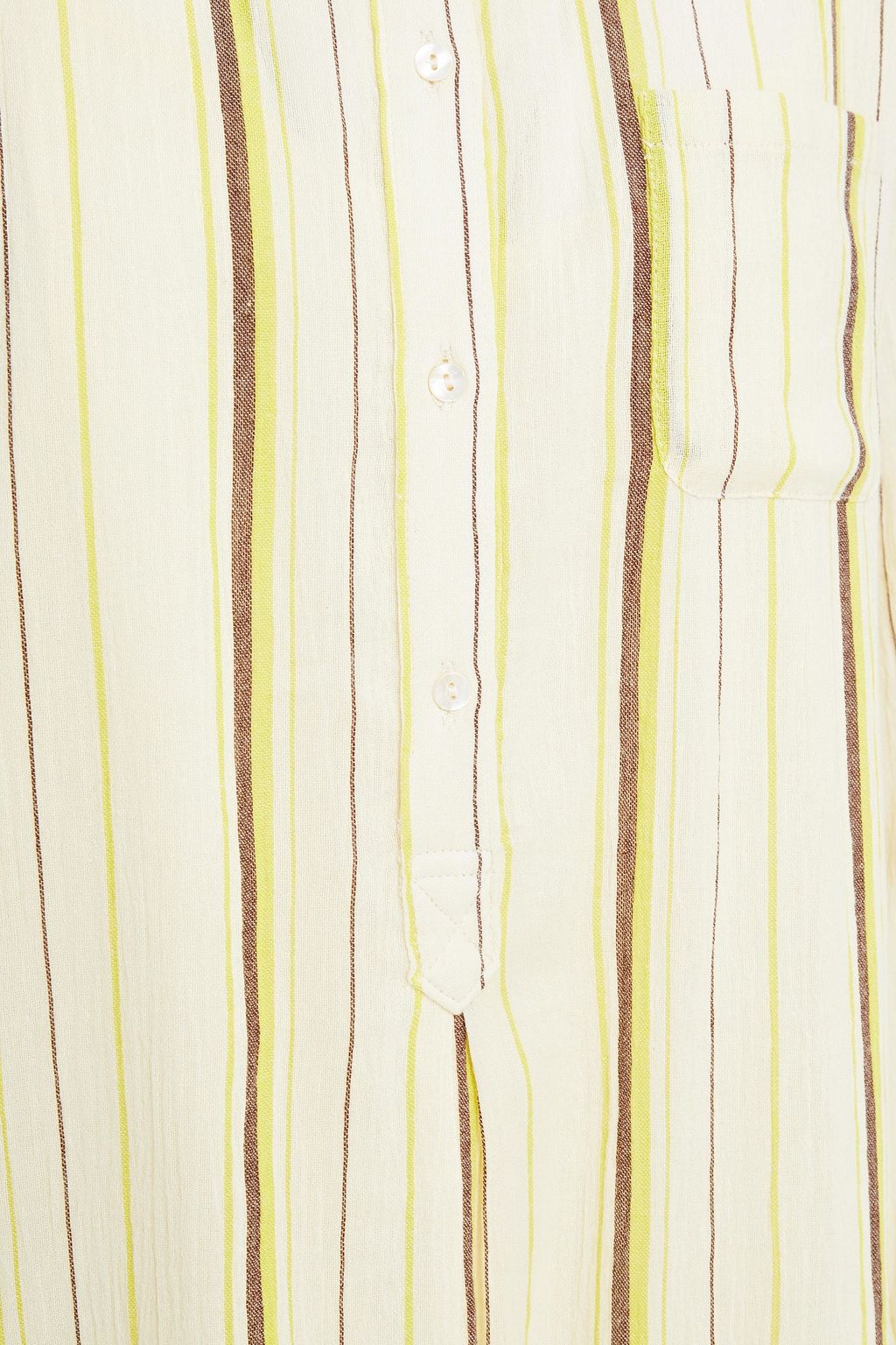 ANTIK BATIK Antonia striped cotton-gauze midi dress