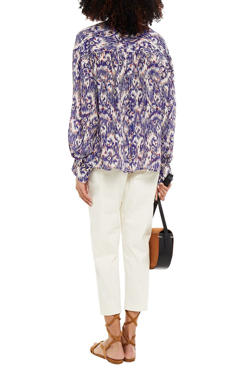 MARANT ÉTOILE Yacah floral-print silk crepe de chine blouse
