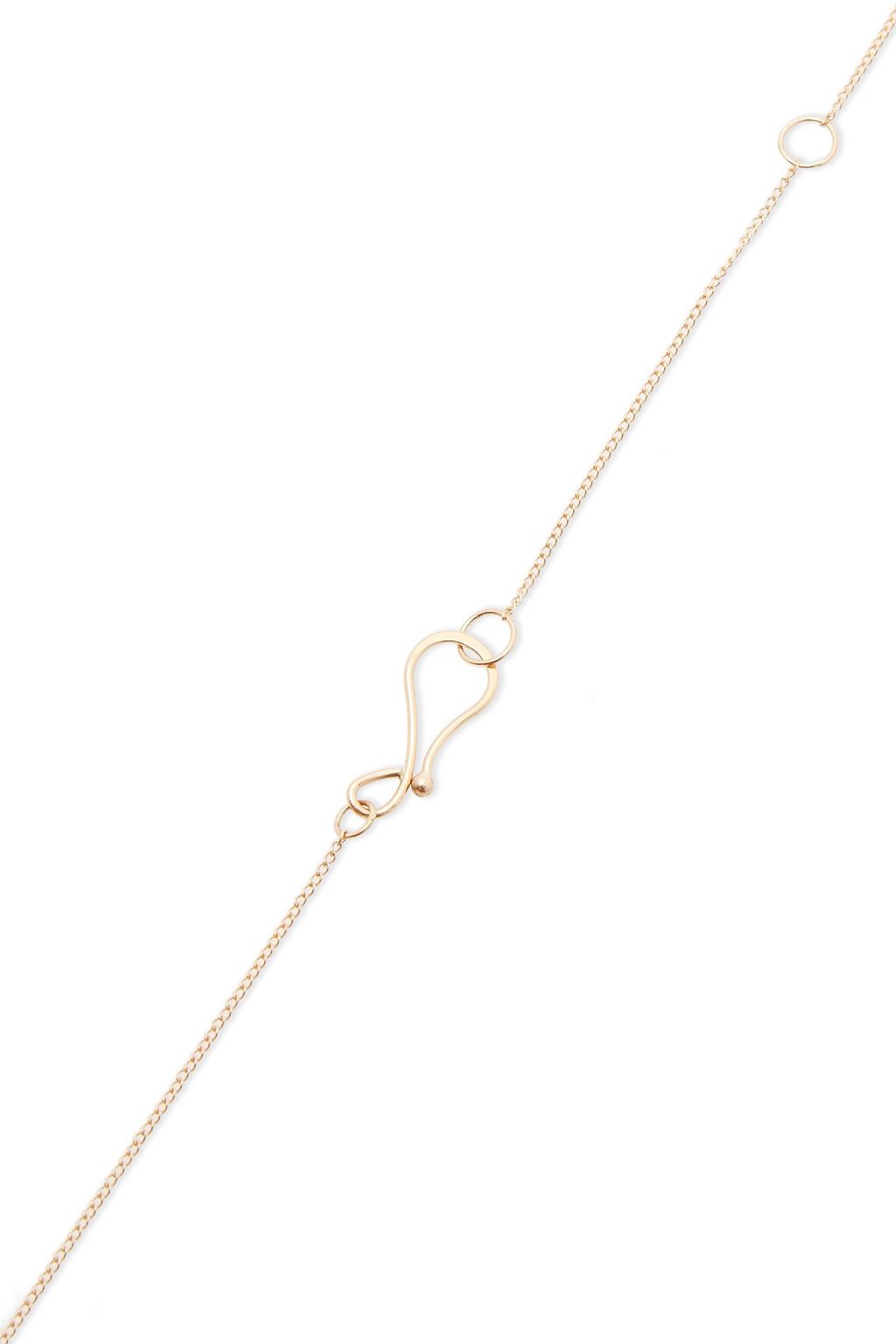 MELISSA JOY MANNING 14-karat gold quartz necklace