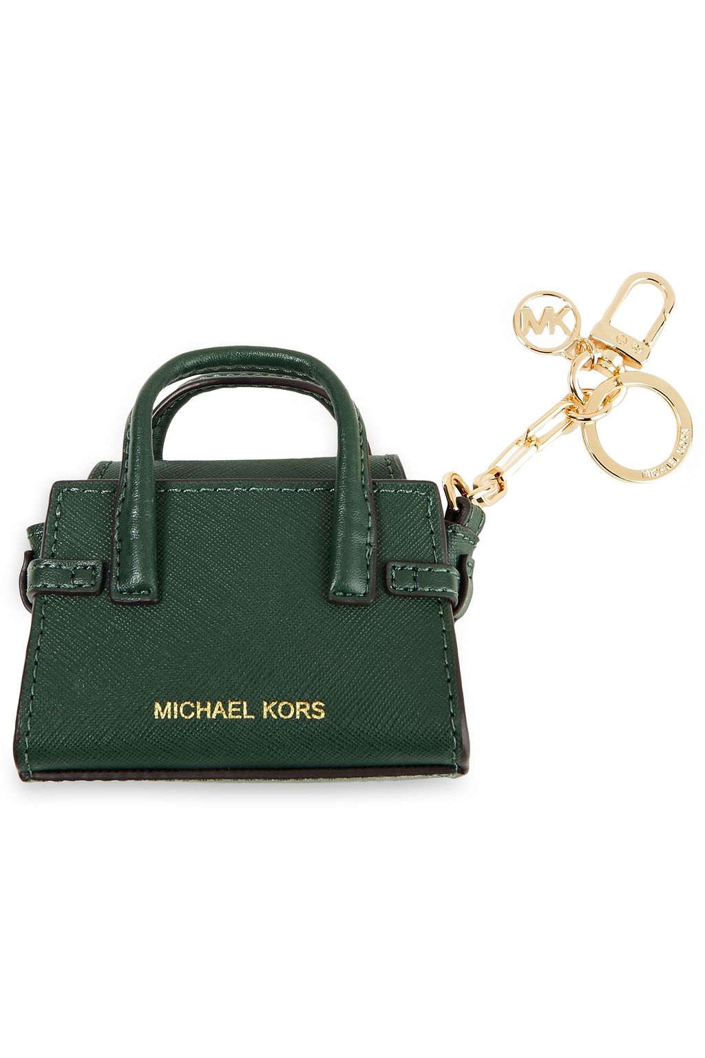 MICHAEL MICHAEL KORS Textured-leather key chain
