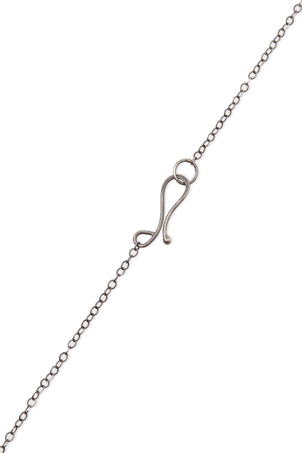 MELISSA JOY MANNING 14-karat gold, sterling silver and pearl necklace