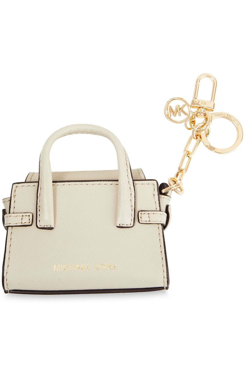 MICHAEL MICHAEL KORS Textured-leather key chain