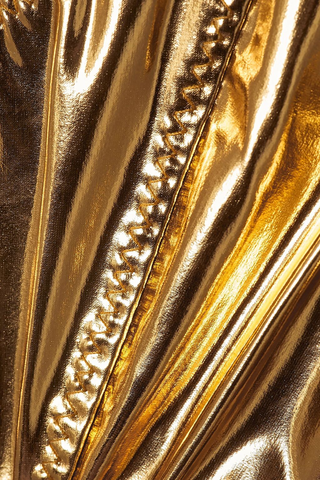 LISA MARIE FERNANDEZ Genevieve metallic stretch-PVC bikini