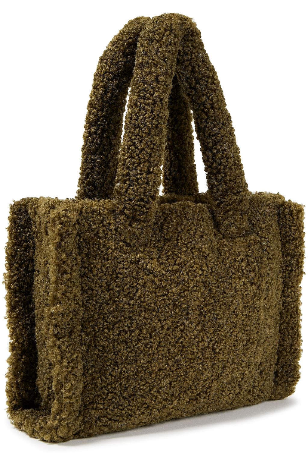 STAND STUDIO Lola faux shearling tote