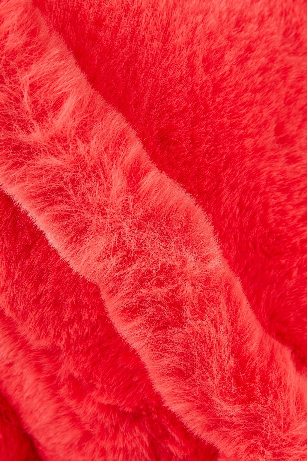 STAND STUDIO Lola faux fur tote